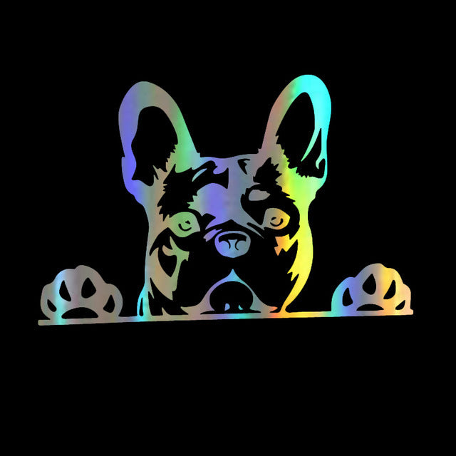 French Bulldog Decal Sticker - Colorful - Frenchie Complex Shop