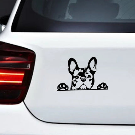 French Bulldog Decal Sticker - Black - Frenchie Complex Shop