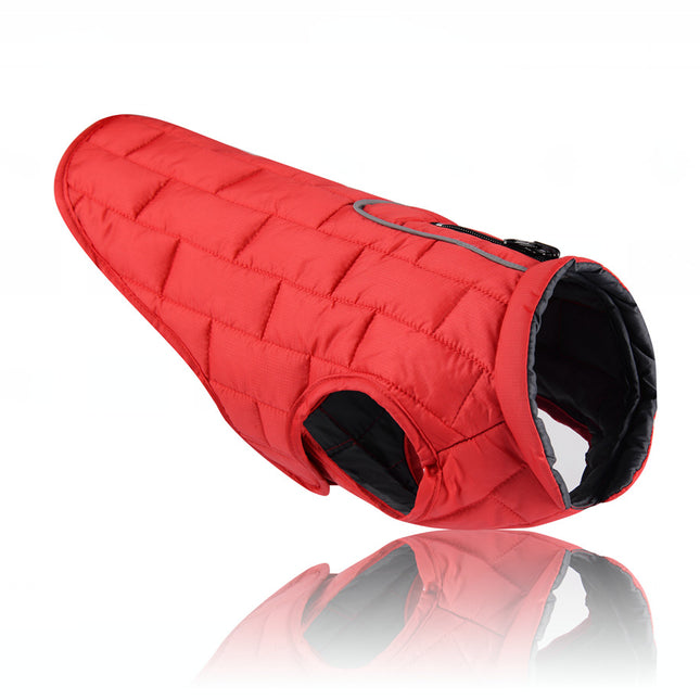 Reversible Jacket for French Bulldog - S / Red - Frenchie Complex Shop