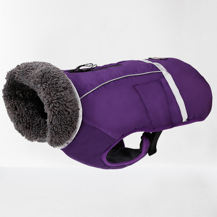 Ultra Warm French Bulldog Coat - S / Purple - Frenchie Complex Shop