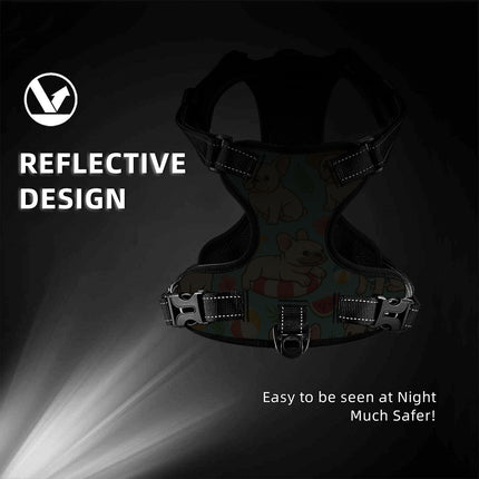 Cute Design Frenchie Harness by Frenchie Complex™
