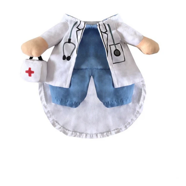 Doctor French Bulldog Costume - S - Frenchie Complex Shop