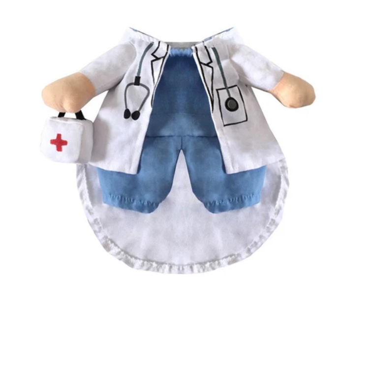 Doctor French Bulldog Costume