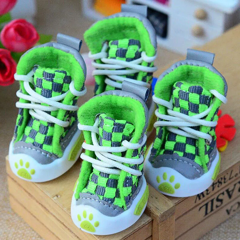 Dog Shoes For French Bulldogs - Green / 1 - Frenchie Complex Shop