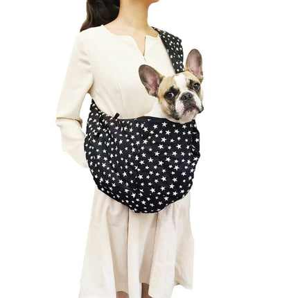 French Bulldog Comfort Sling Carrier Bag - Sky Black / Univerzal Size - Frenchie Complex Shop