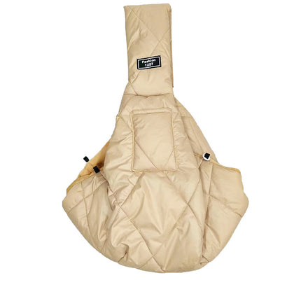 French Bulldog Comfort Sling Carrier Bag - Brown / Univerzal Size - Frenchie Complex Shop