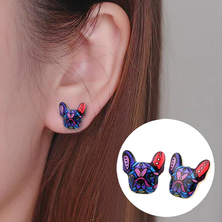 French Bulldog Earrings - Frenchie Complex Shop