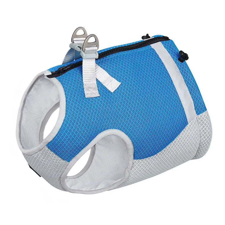 Cooling French Bulldog Harness Vest - S / Blue - Frenchie Complex Shop