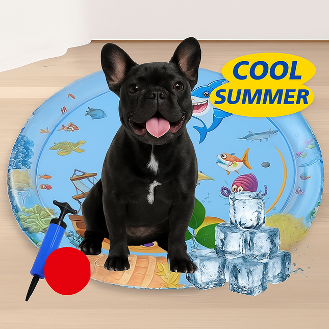 French Bulldog Water Bed - 65x65 cm (25.6 x 25.6 inches) - Frenchie Complex Shop