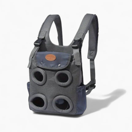 French Bulldog Chest Backpack Carrier - Grey - Frenchie Complex Shop