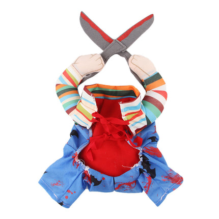 New Product Pet Halloween Scissors-Hand Funny Costume Cat With Scissors Funny Outfit Standing Transformation Costume