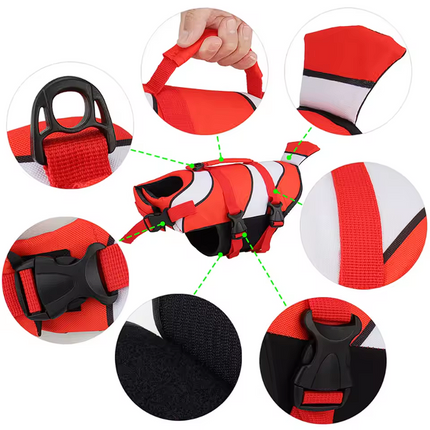 Fish French Bulldog Life Jacket - Green / XS - Frenchie Complex Shop