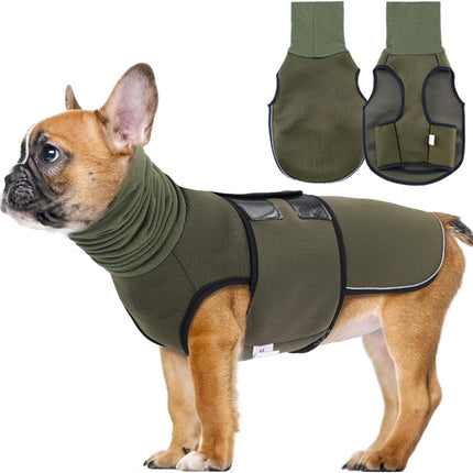 Frenchie Anxiety Vest – Calming Hooded Jacket