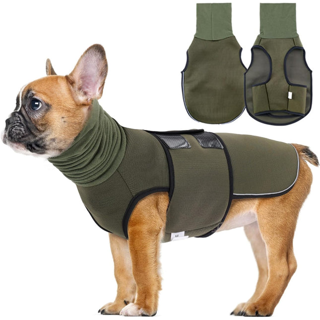 Frenchie Anxiety Vest – Calming Hooded Jacket