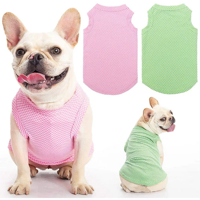 Frenchie Bulldog Cooling Shirt - Blue / XS - Frenchie Complex Shop