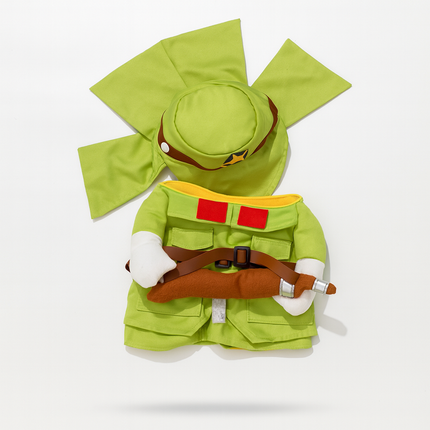 Soldier Costume for French Bulldogs - Green / M - Frenchie Complex Shop