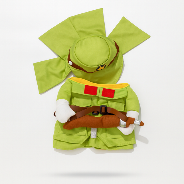 Soldier Costume for French Bulldogs - Green / M - Frenchie Complex Shop