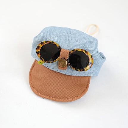 Funny Sunglasses French Bulldog Cap