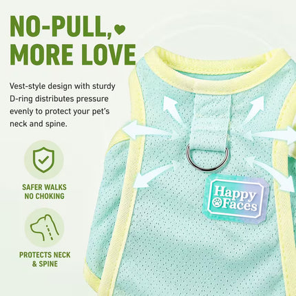 Happy Faces™ French Bulldog Cooling Vest - Green / XS - Frenchie Complex Shop