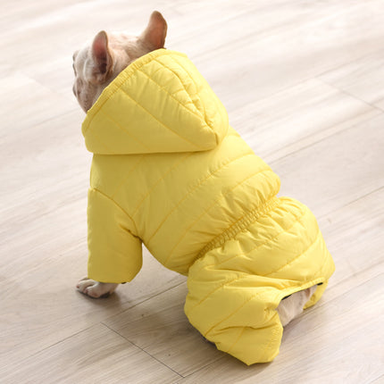 Windproof Snow Frenchie Jacket - Yellow / 2XL - Frenchie Complex Shop