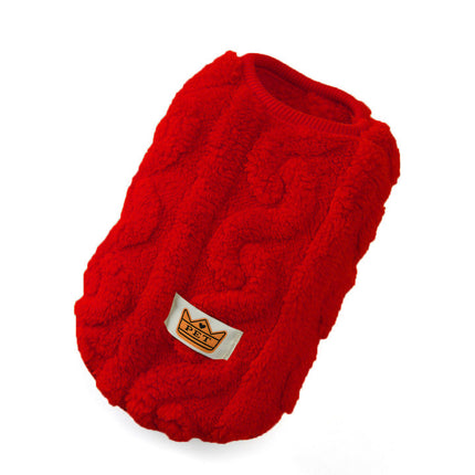 Velvet French Bulldog Sweatshirt - Red / XS - Frenchie Complex Shop