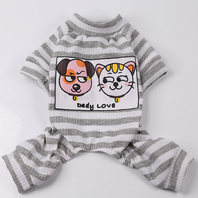 French Bulldog Jumpsuit Pajamas - Gray / XS - Frenchie Complex Shop