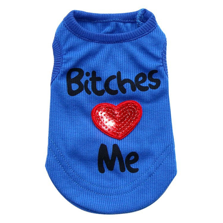 Love Me Shirt for Frenchies - Blue / XXS - Frenchie Complex Shop