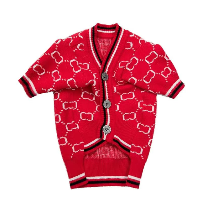 Frenchie Knit Fashion Winter Sweater - Red / S - Frenchie Complex Shop