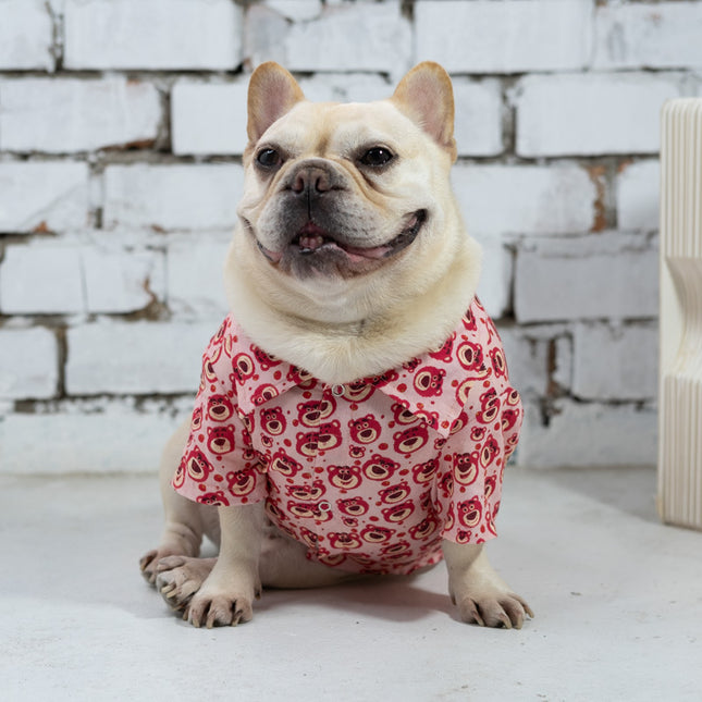 Flower Hawaiian French Bulldog Shirt - Frenchie Complex Shop