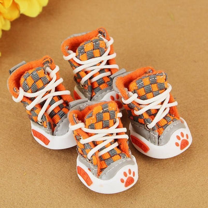Dog Shoes For French Bulldogs - Orange / 1 - Frenchie Complex Shop