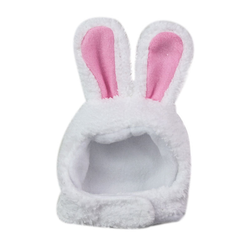 Frenchie Bunny Ear Hat – Halloween Soft Plush Costume Cap - White / M - Frenchie Complex Shop