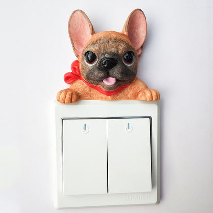 French Bulldog Decorative Wall Sticker - Yellow - Frenchie Complex Shop