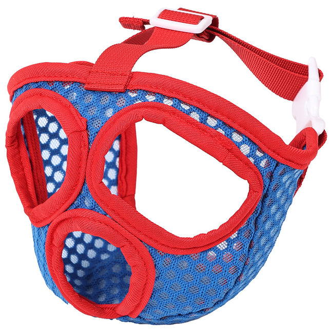 Short Snout Dog Muzzle - S / Blue - Frenchie Complex Shop
