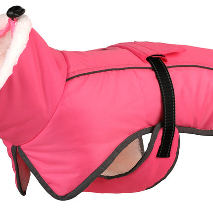French Bulldog Reflective Coat - Pink / S - Frenchie Complex Shop