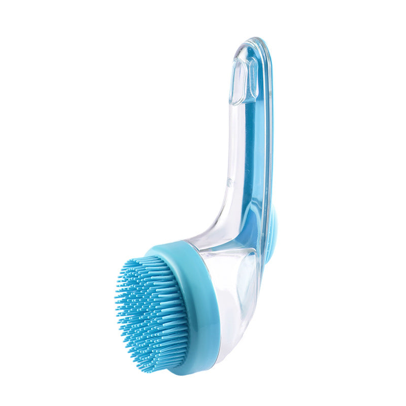French Bulldog Bathing Brush - Blue - Frenchie Complex Shop