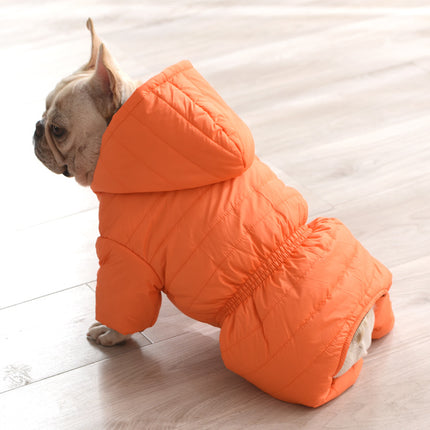 Windproof Snow Frenchie Jacket - Orange / XL - Frenchie Complex Shop