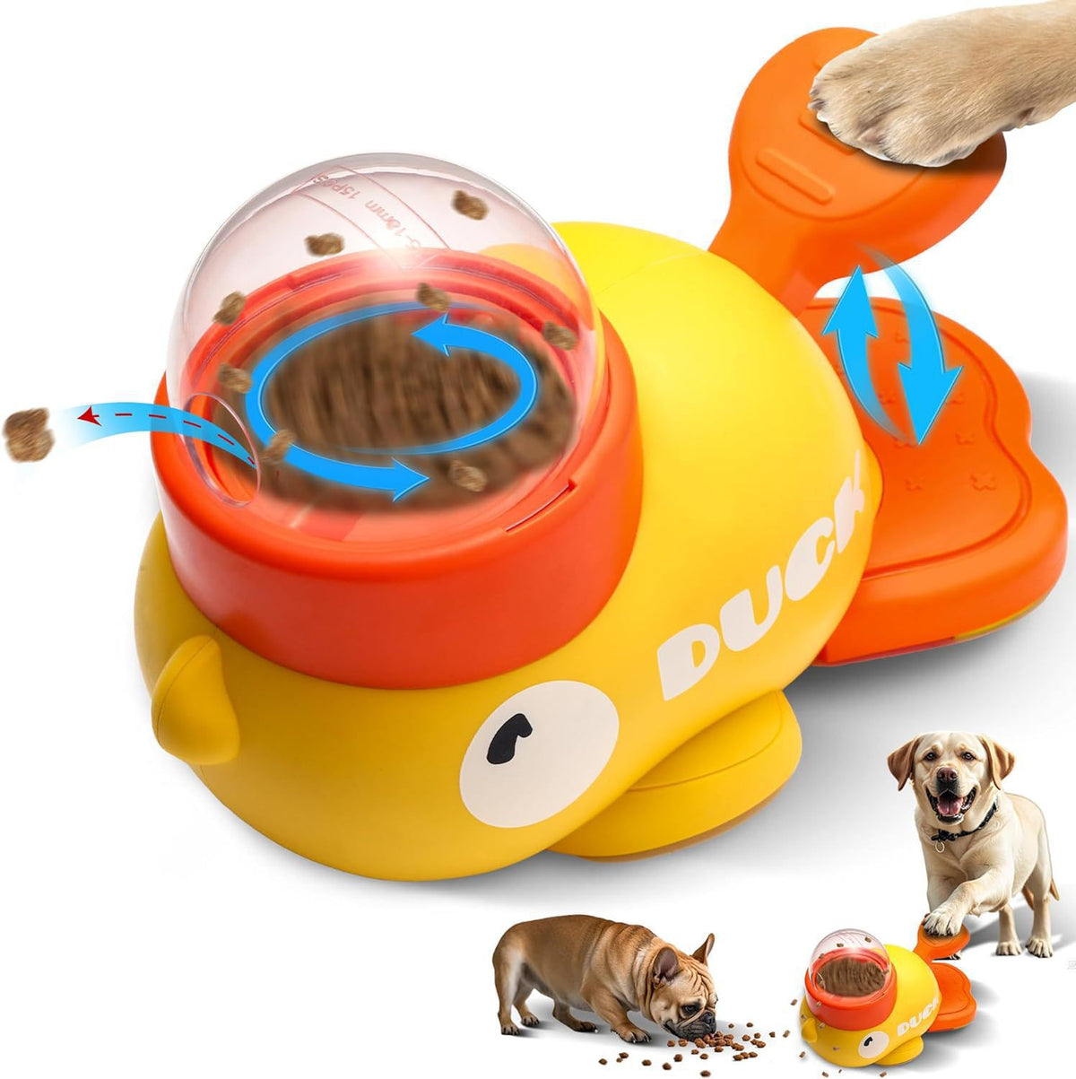 Interactive Duck Frenchie Toy - Yellow - Frenchie Complex Shop