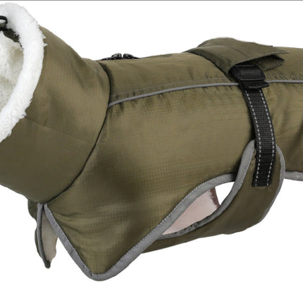 French Bulldog Reflective Coat - Green / S - Frenchie Complex Shop