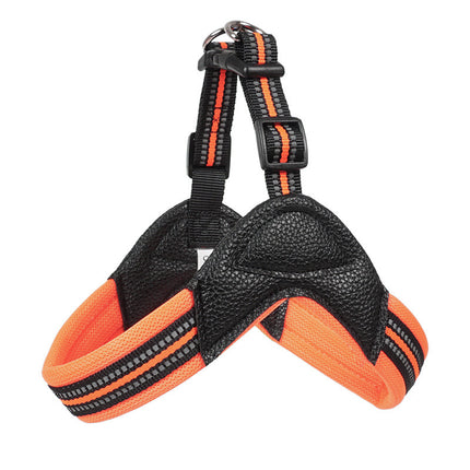 No Pull French Bulldog Harness - Orange / XS - Frenchie Complex Shop