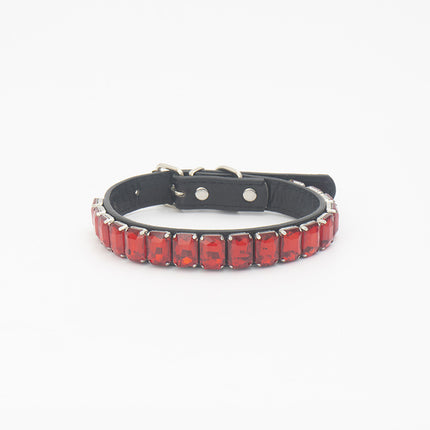 Luxury French Bulldog Collars - Red / L - Frenchie Complex Shop