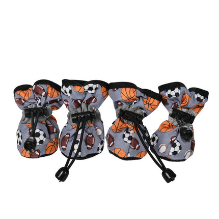 Printed French Bulldog Shoes - Rugby - thin / XXS - Frenchie Complex Shop