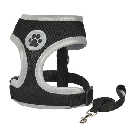 Breathable French Bulldog Harness - Black / M - Frenchie Complex Shop