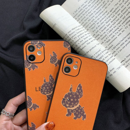 Leather French Bulldog Bulldog Iphone Case - Frenchie Complex Shop