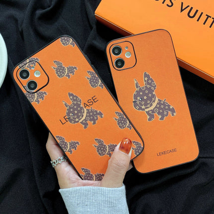 Leather French Bulldog Bulldog Iphone Case - Frenchie Complex Shop