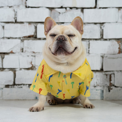 Flower Hawaiian French Bulldog Shirt - Frenchie Complex Shop