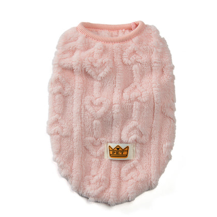 Velvet French Bulldog Sweatshirt - Pink / XS - Frenchie Complex Shop