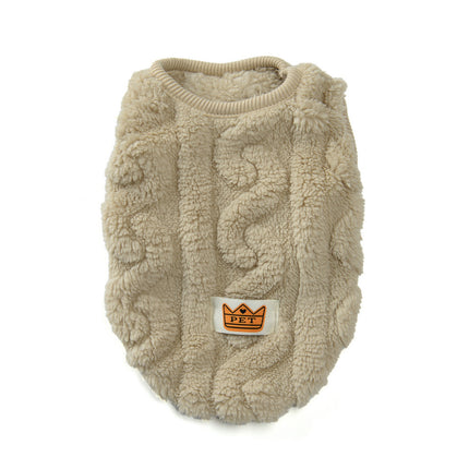 Velvet French Bulldog Sweatshirt - Beige / XS - Frenchie Complex Shop