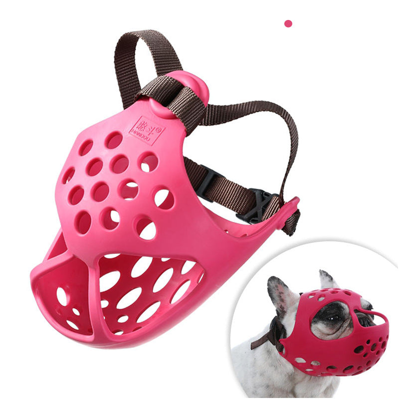 Frenchie Muzzle Mask - Rose red / L - Frenchie Complex Shop