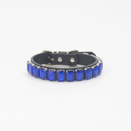 Luxury French Bulldog Collars - Blue / S - Frenchie Complex Shop