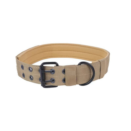 Outdoor French Bulldog Collars - Khaki / M - Frenchie Complex Shop